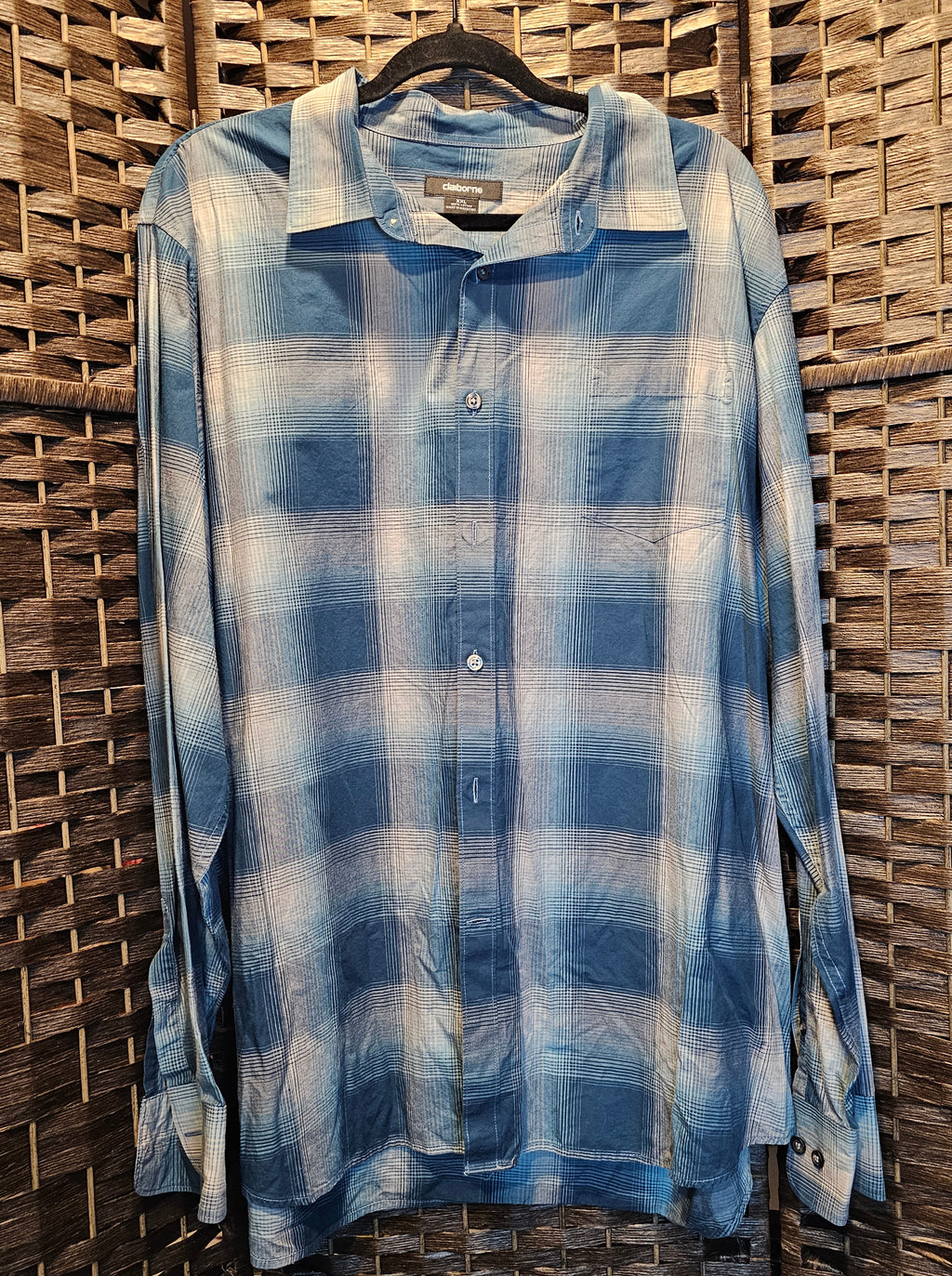Upcycled XXLarge Plaid Polar Express Shirt