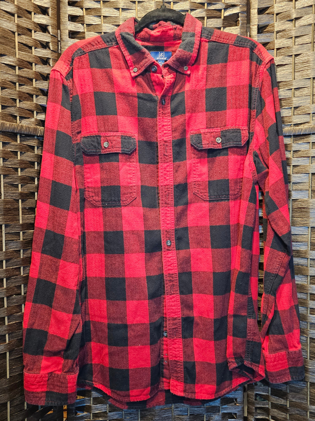 Upcycled Large Plaid Dr. Who Shirt