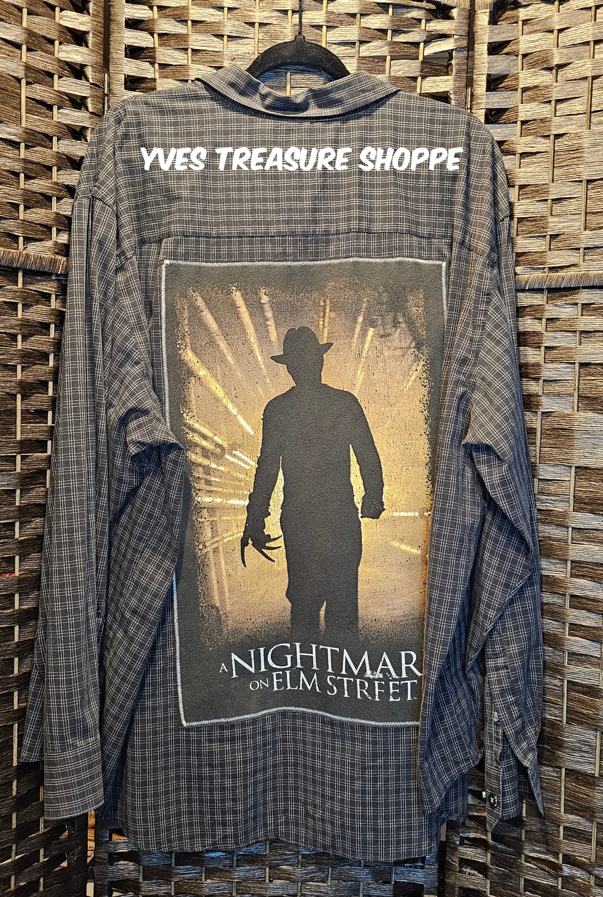 Upcycled 2XLarge Nightmare on Elm Street Shirt