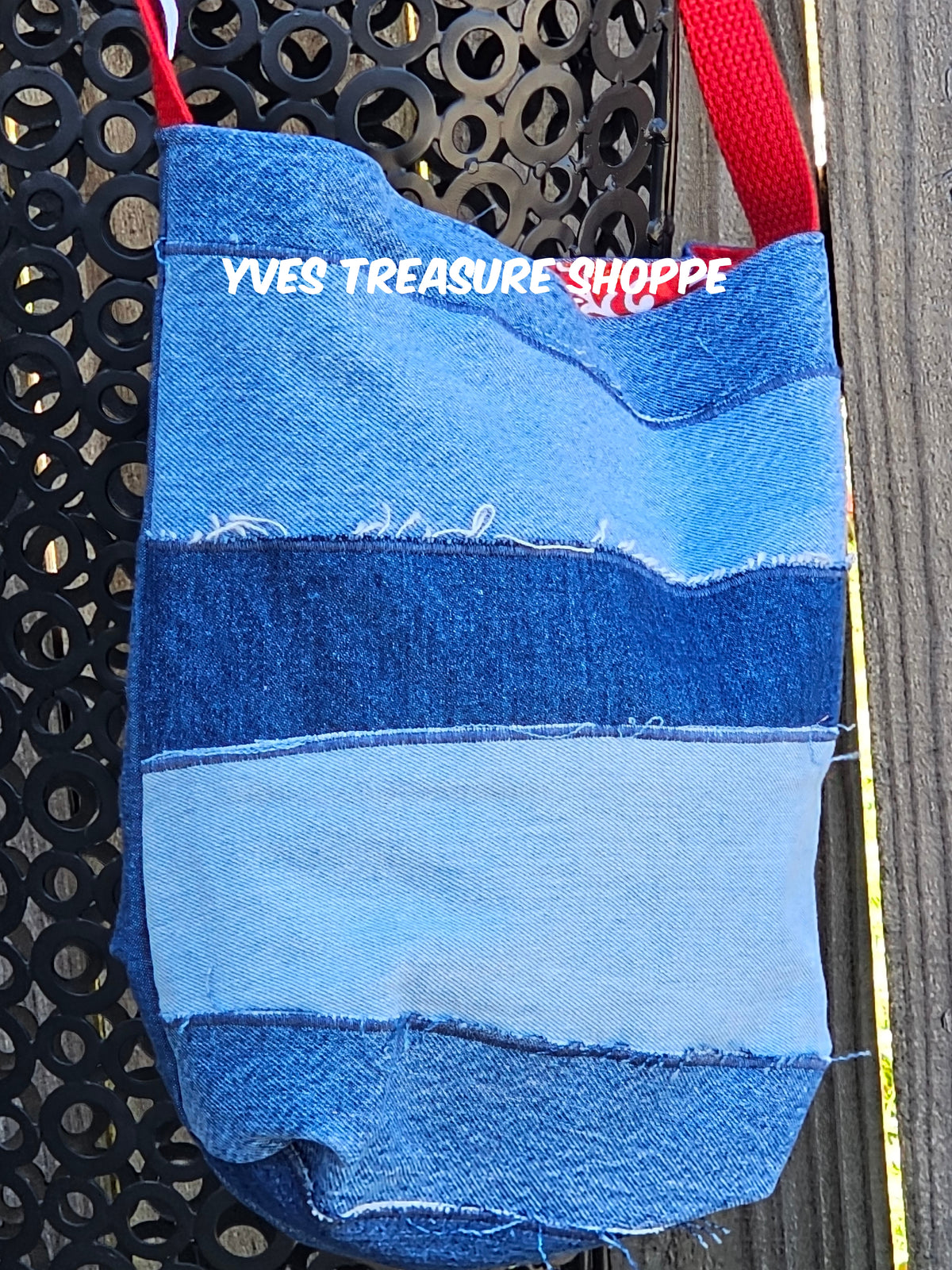 Denim Patchwork Tote #5