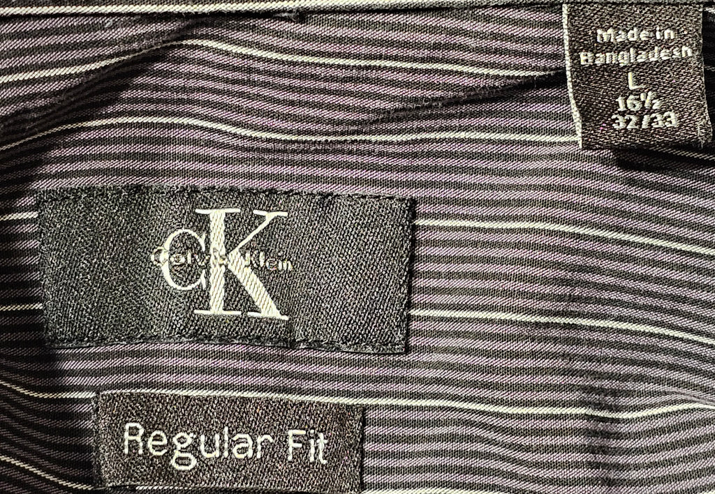 Upcycled Striped Anime Shirt with T-Shirt Panel Large