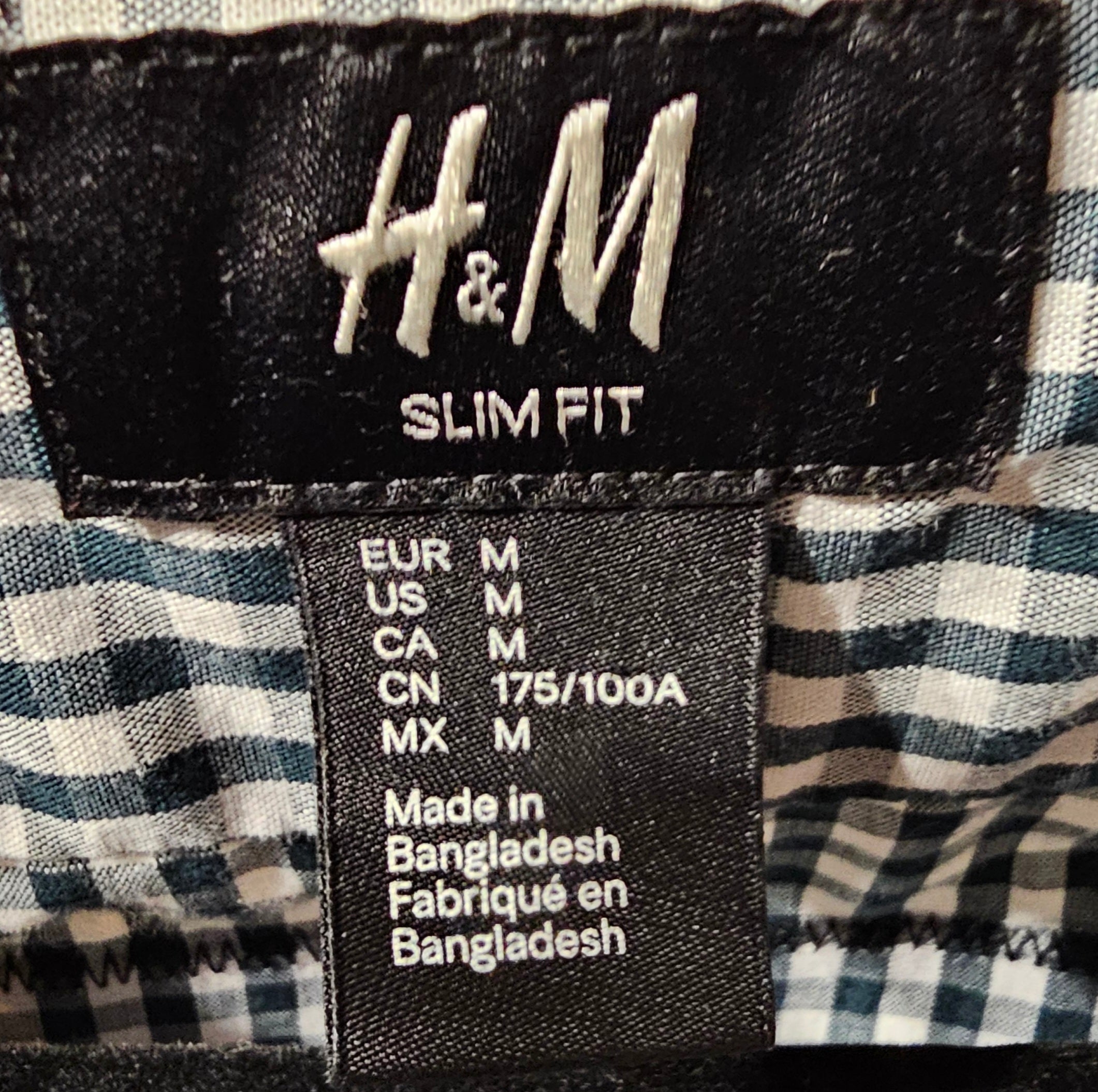 Checked Medium Upcycled Gamer Shirt