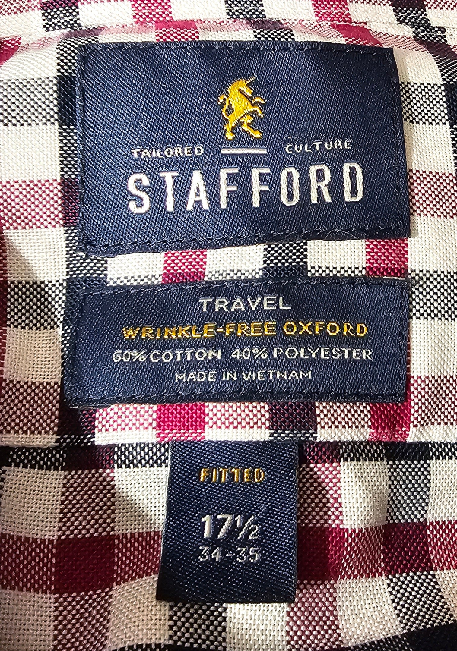 XLarge (17.5) Adventure Plaid Gamer Upcycled Shirt