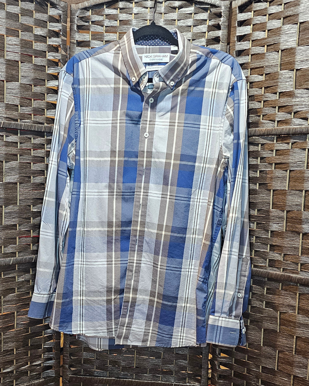 Upcycled Plaid Large Hedgehog Gamer Top