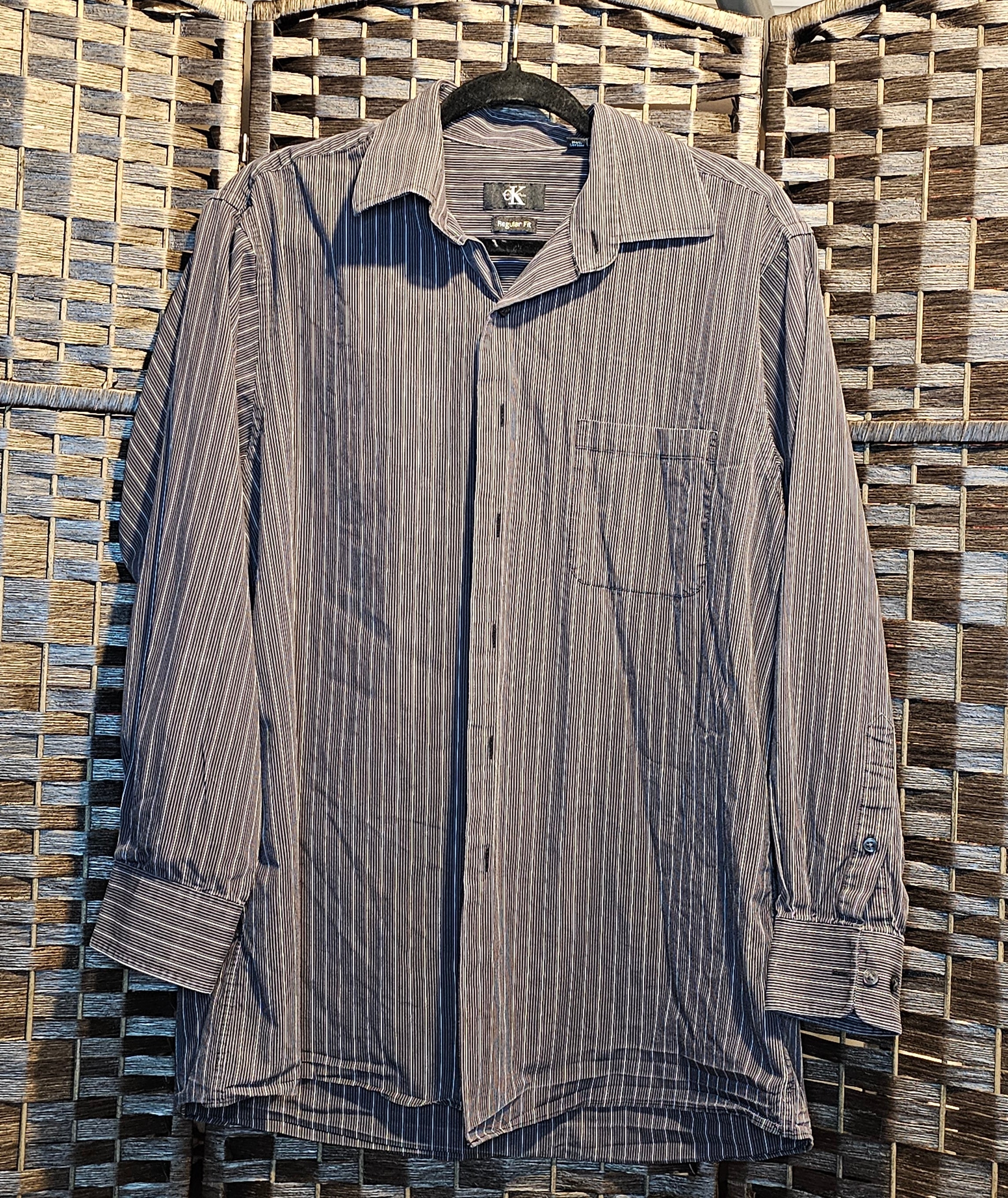 Upcycled Striped Anime Shirt with T-Shirt Panel Large
