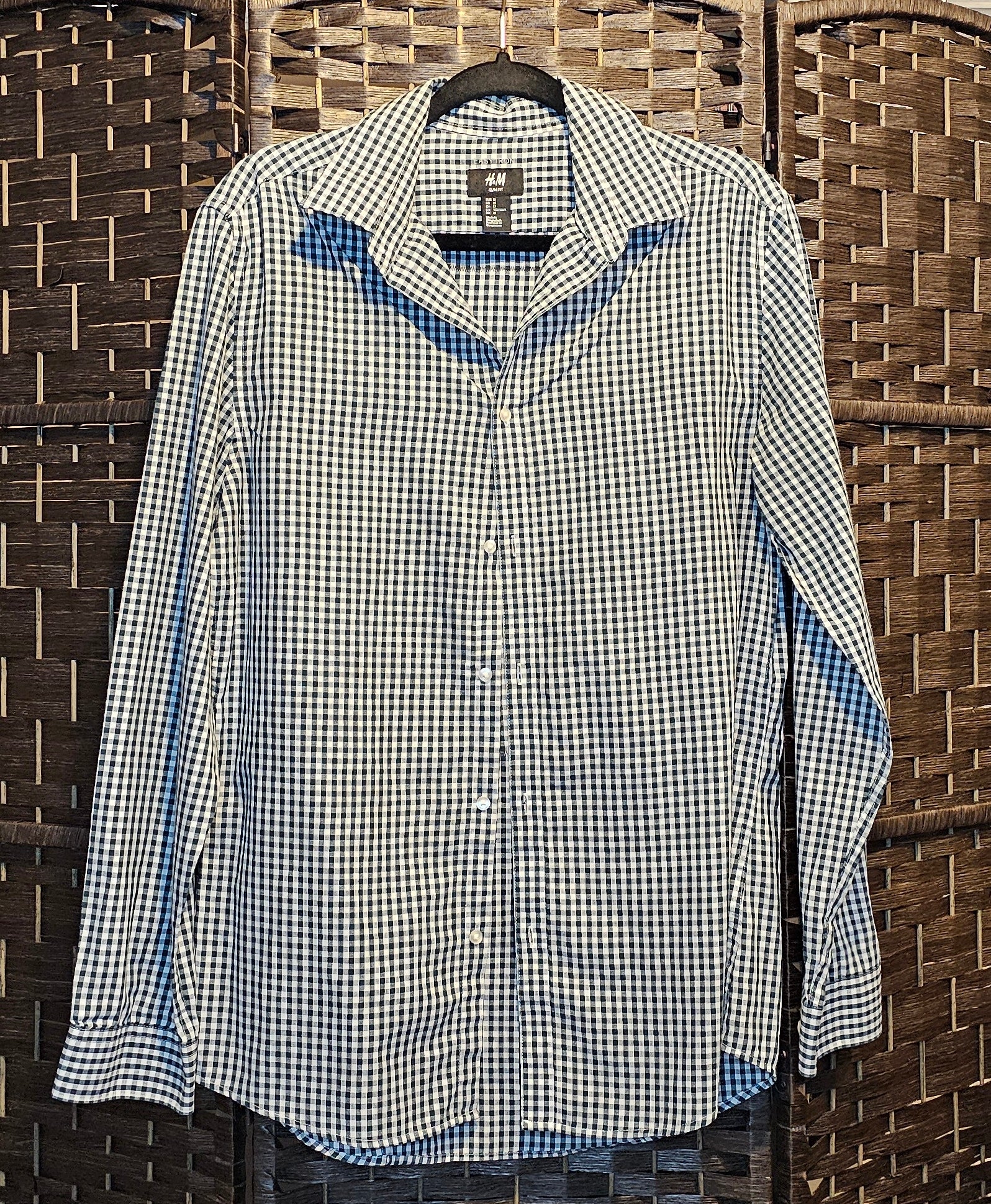 Checked Medium Upcycled Gamer Shirt