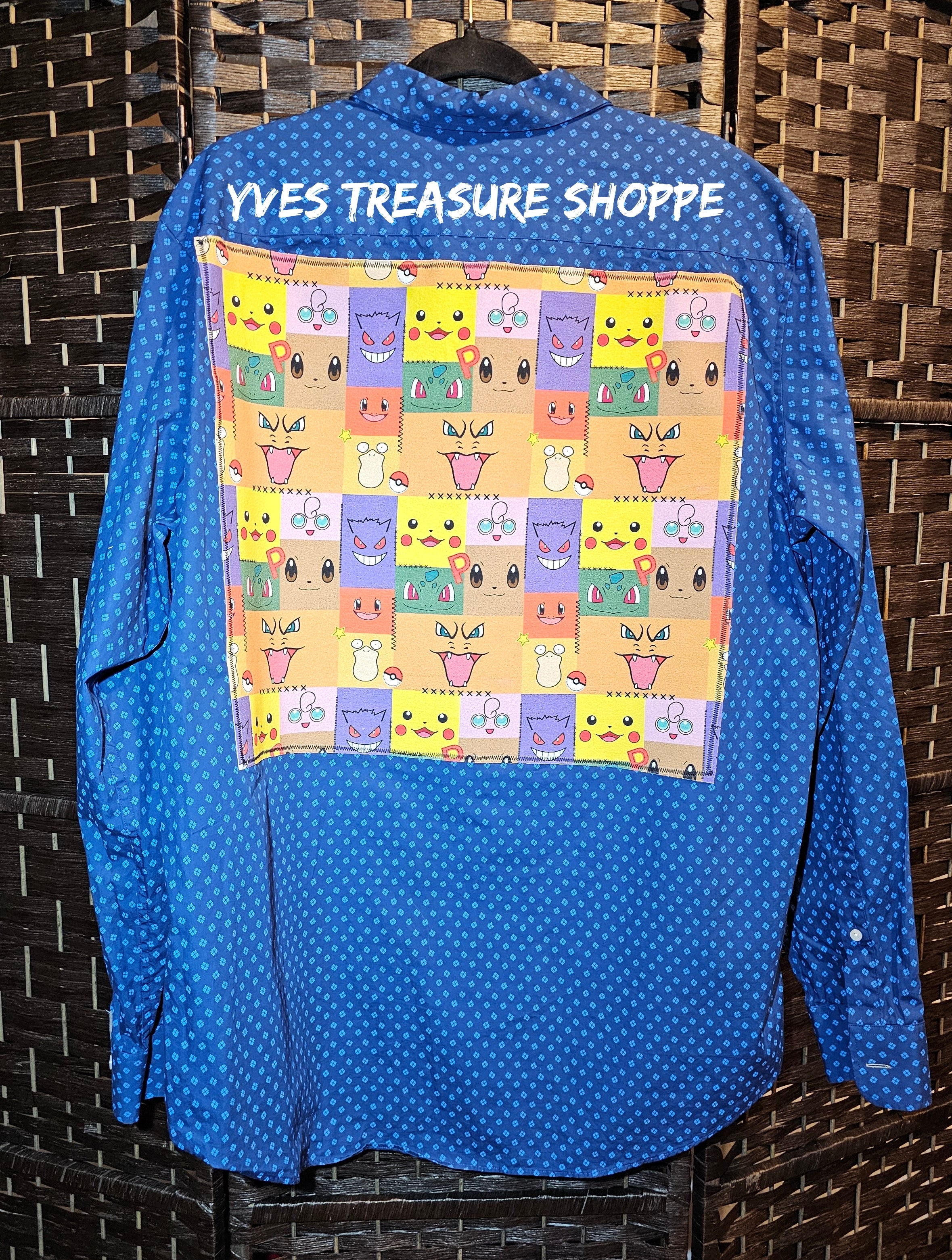 Blue Upcycled XL Gamer Shirt