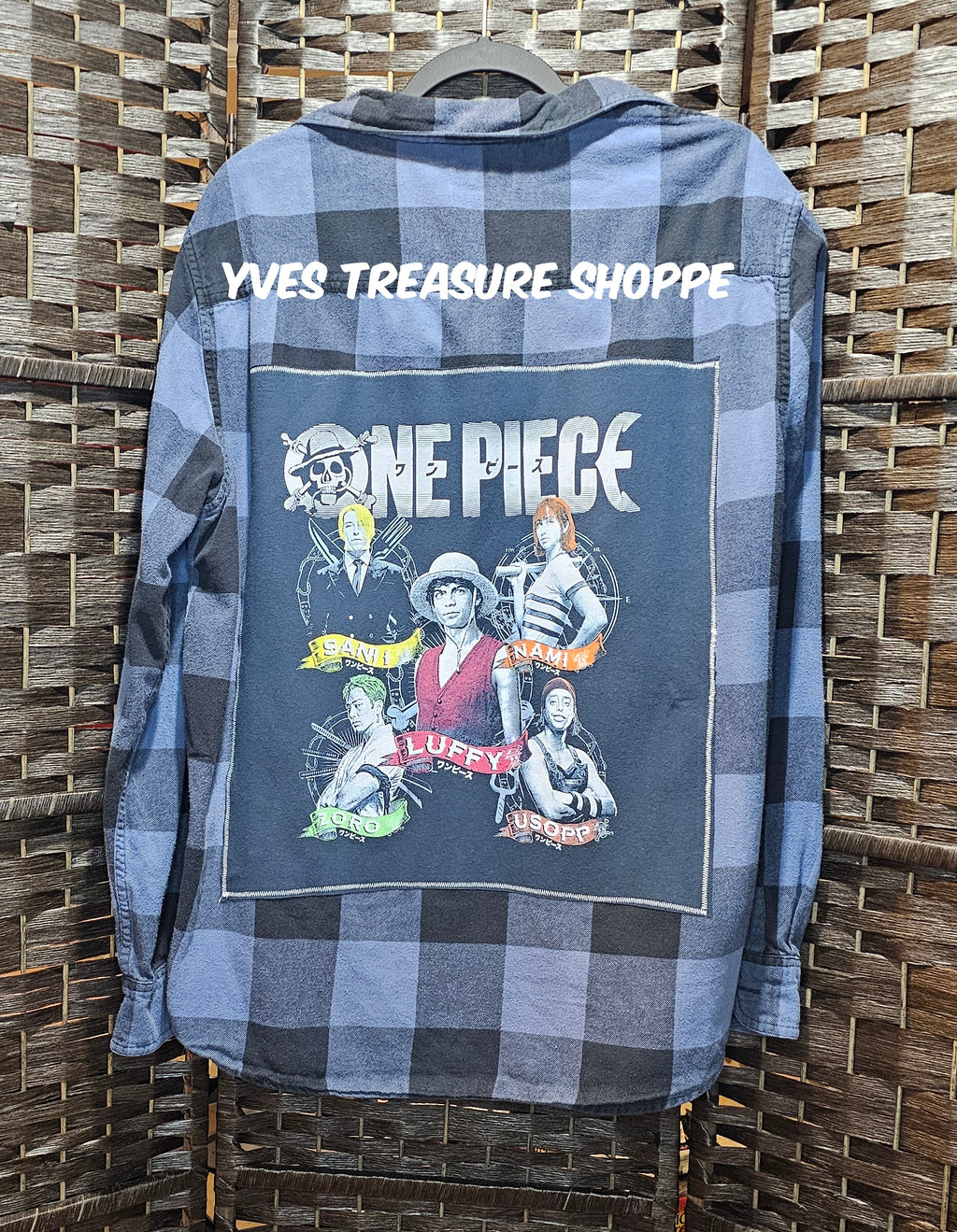 XL Upcycled Pirate Anime Movie Top