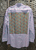 XLarge (17.5) Adventure Plaid Gamer Upcycled Shirt