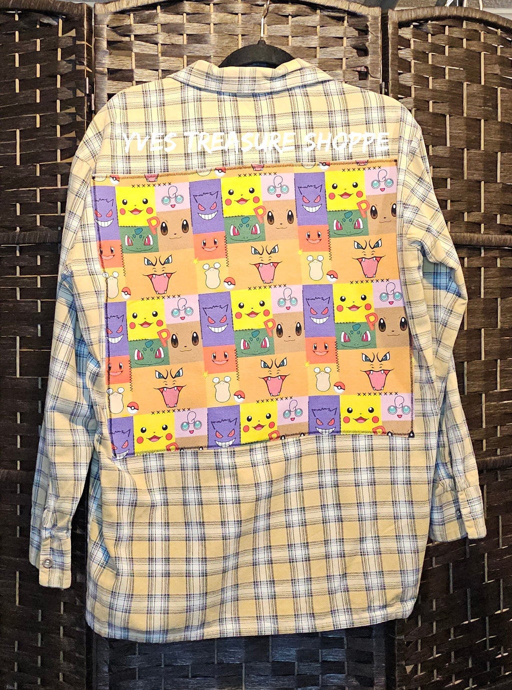 Mustard Gamer Large Upcycled Shirt
