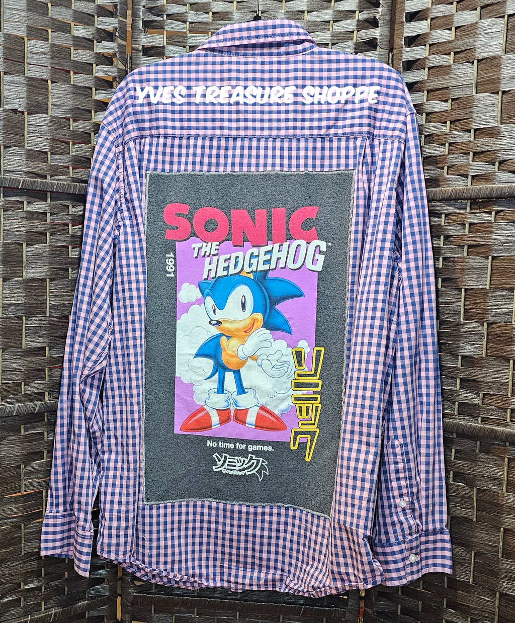 Refashioned Plaid Gamer Shirt 3XL