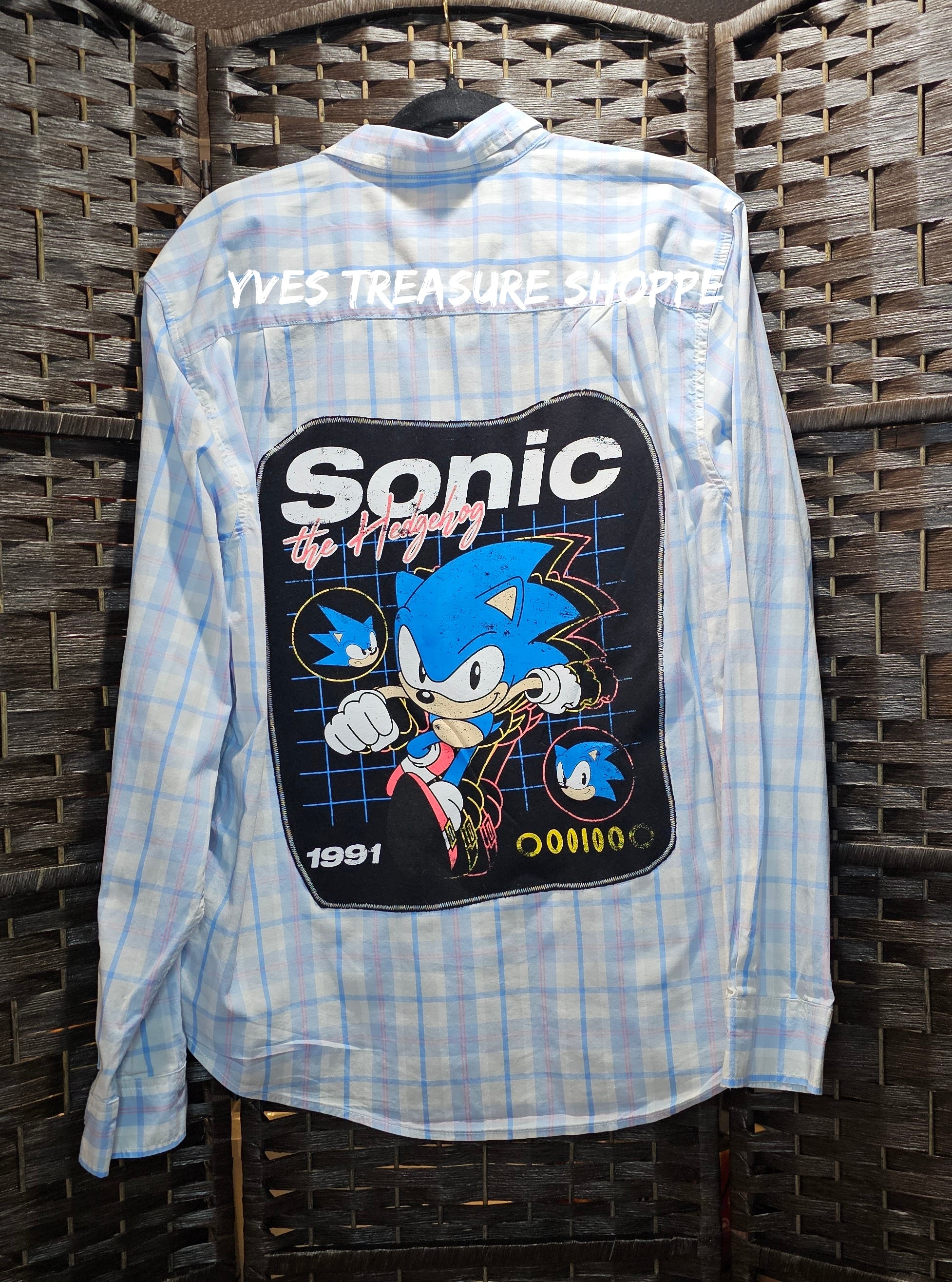 Refashioned Large Hedgehog Gamer Top