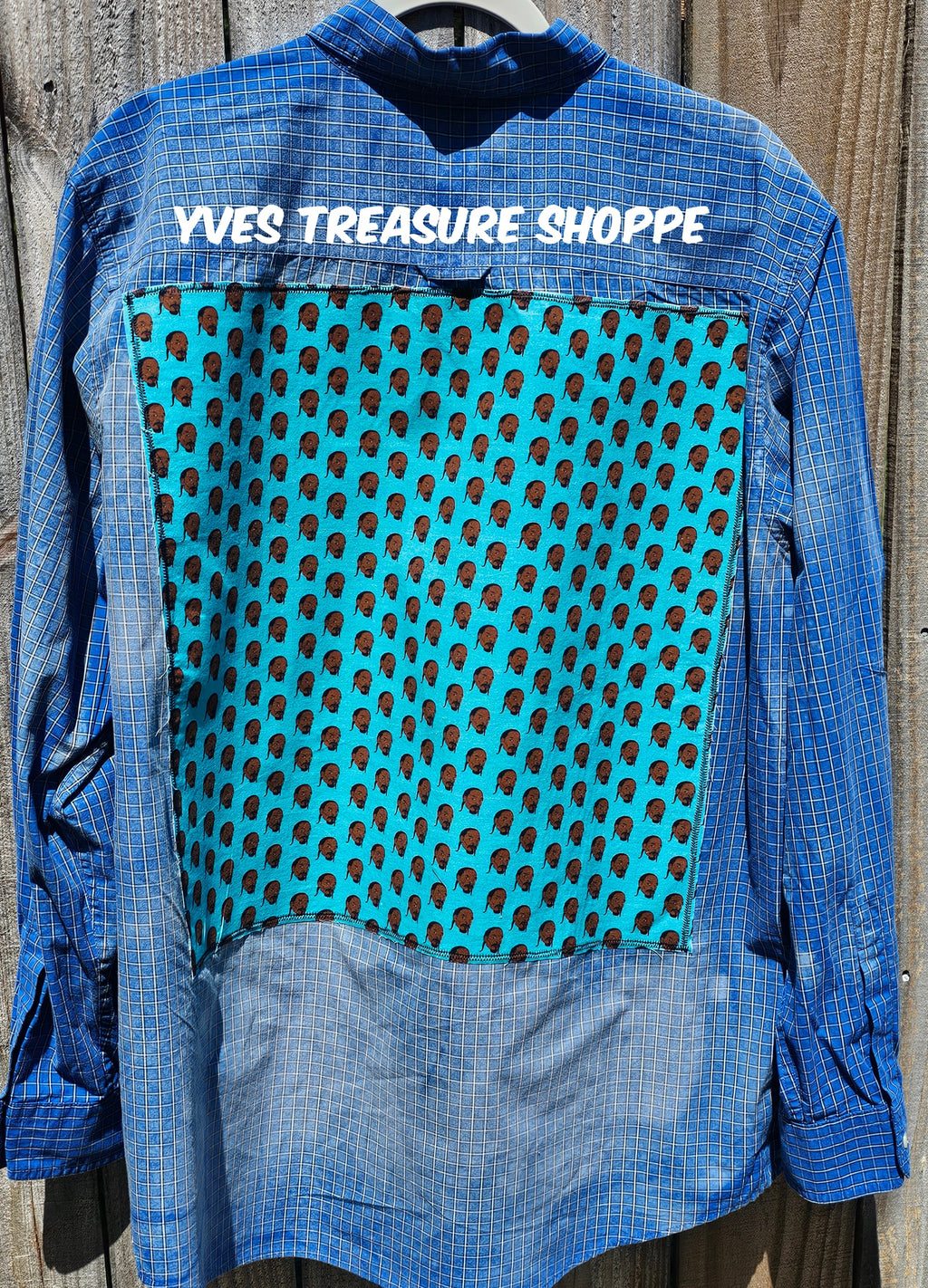 Upcycled Groovy Rapper XL Top