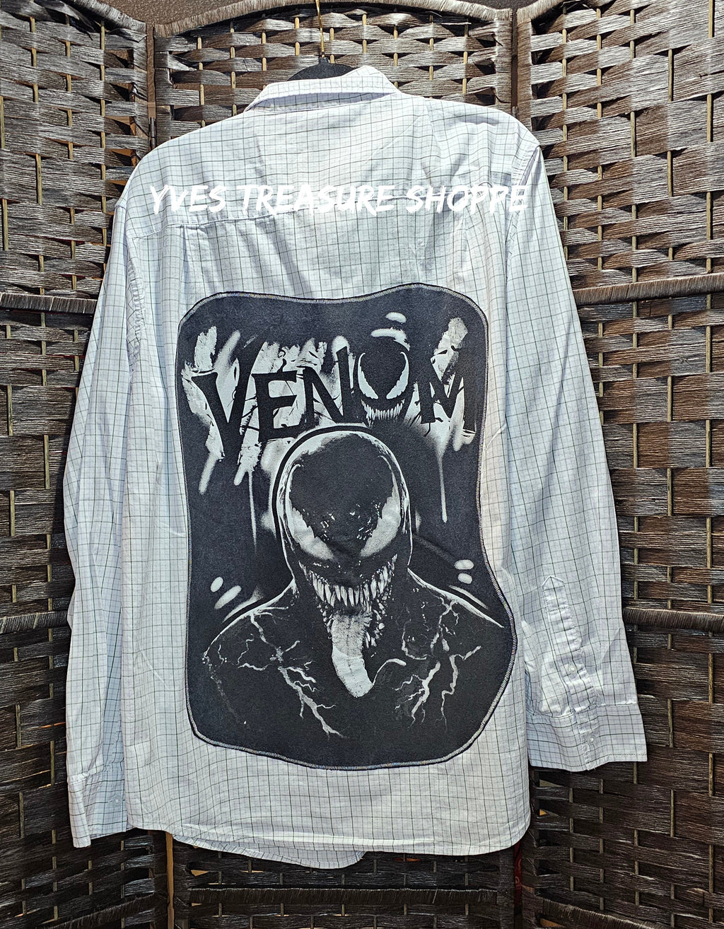 Refashioned 2XL Movie Print Top
