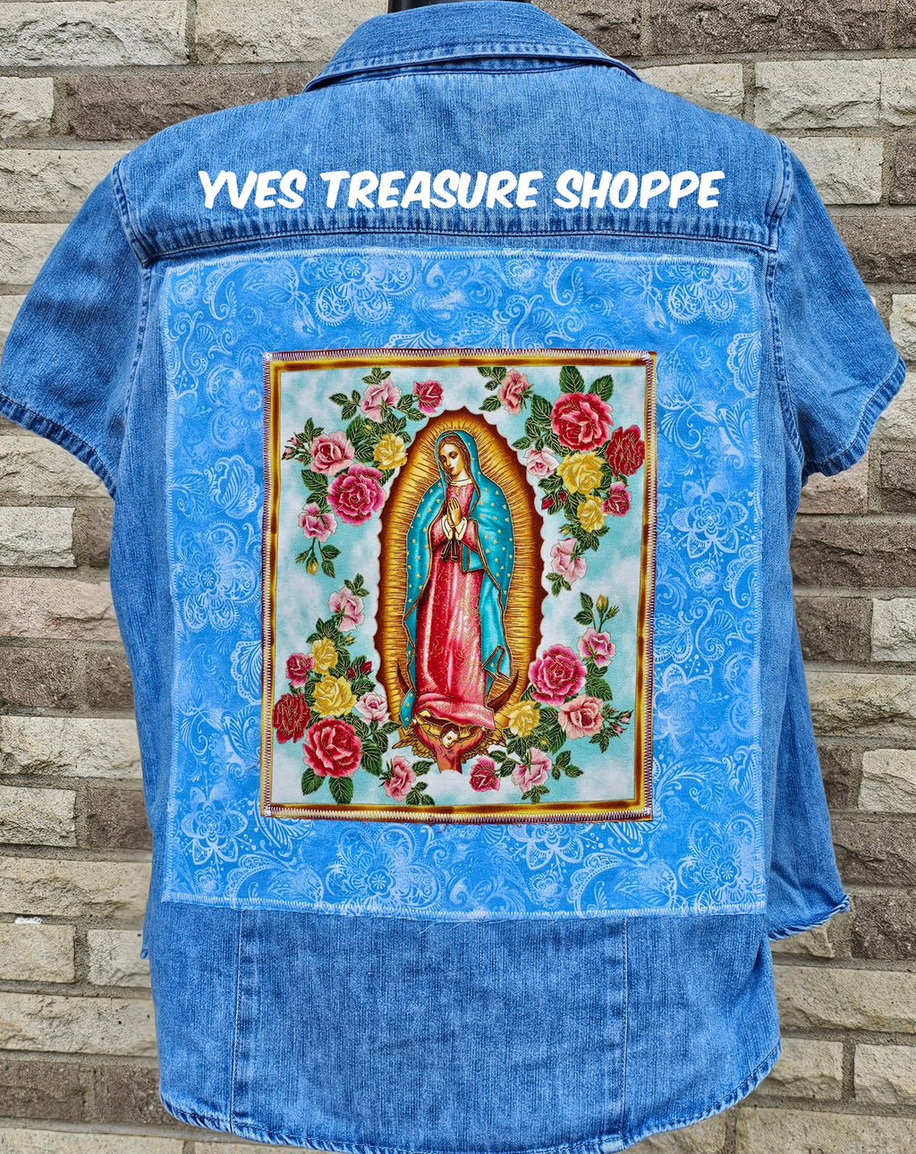 Our Lady of Guadalupe Upcycled Top