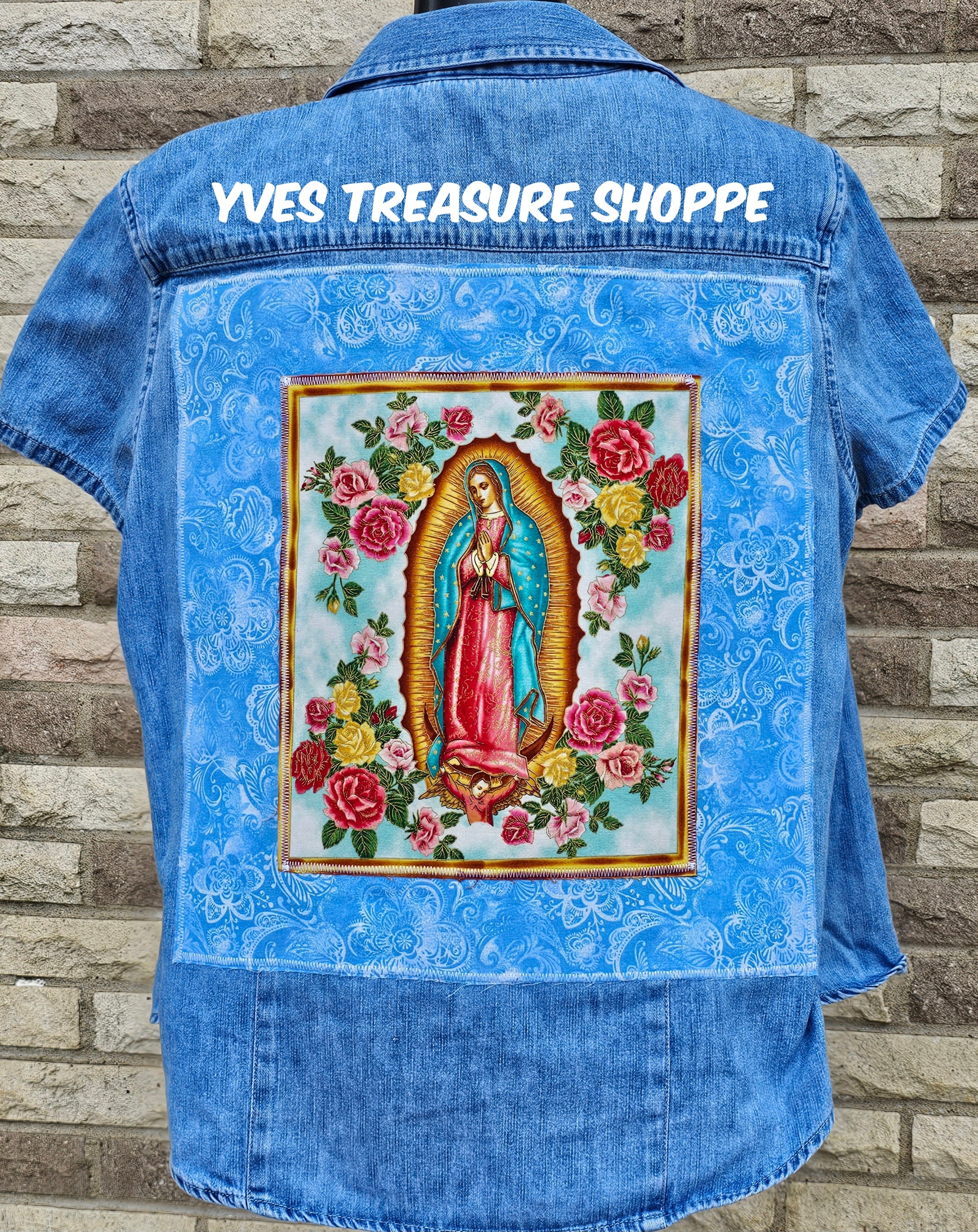 Our Lady of Guadalupe Upcycled Top