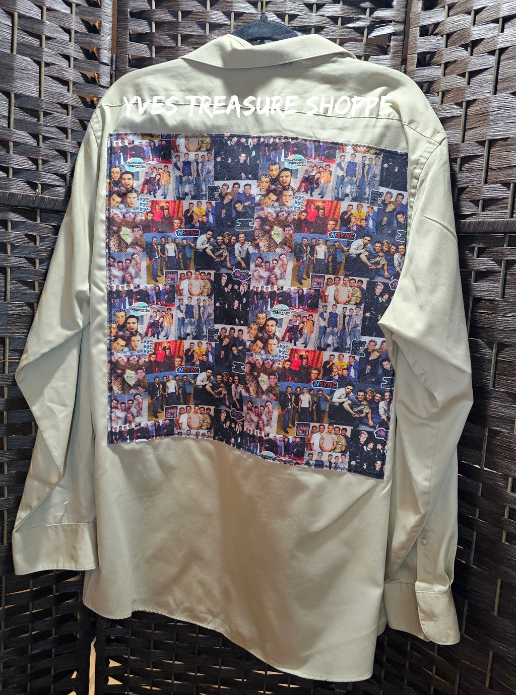 Boy Band Upcycled Shirt XLarge (17.5)