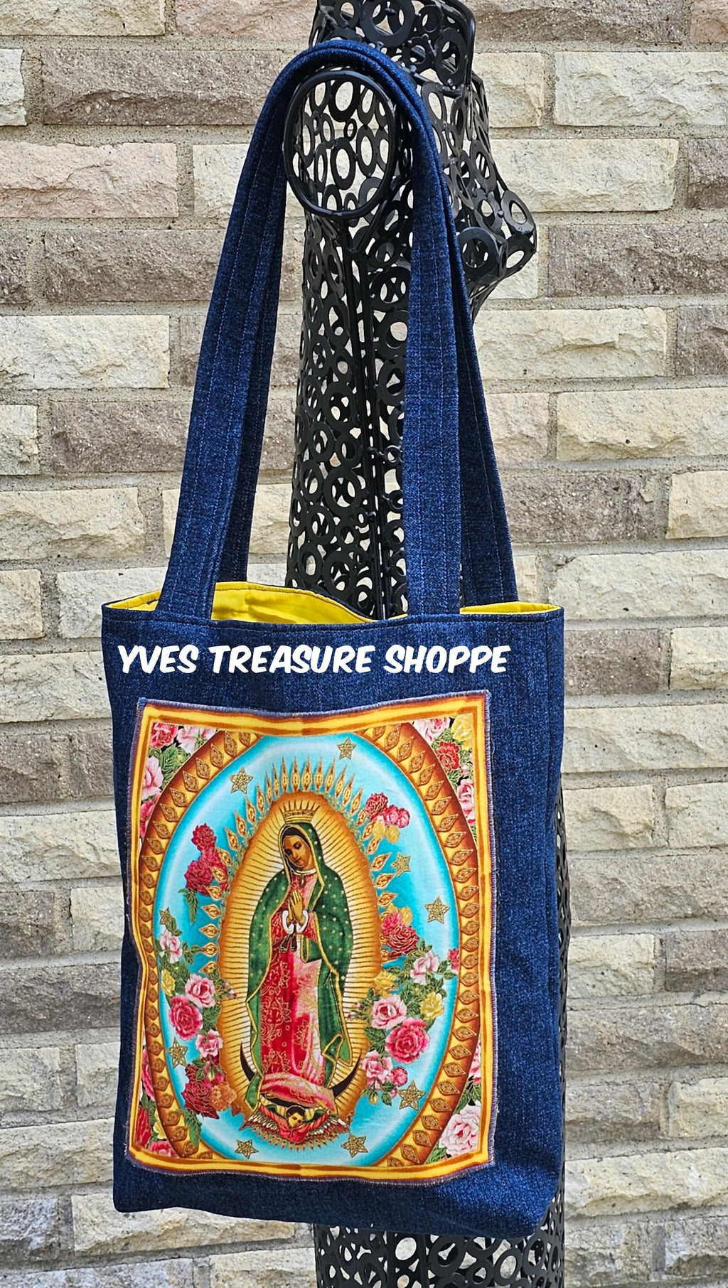 Our Lady of Guadalupe Tote (Green)