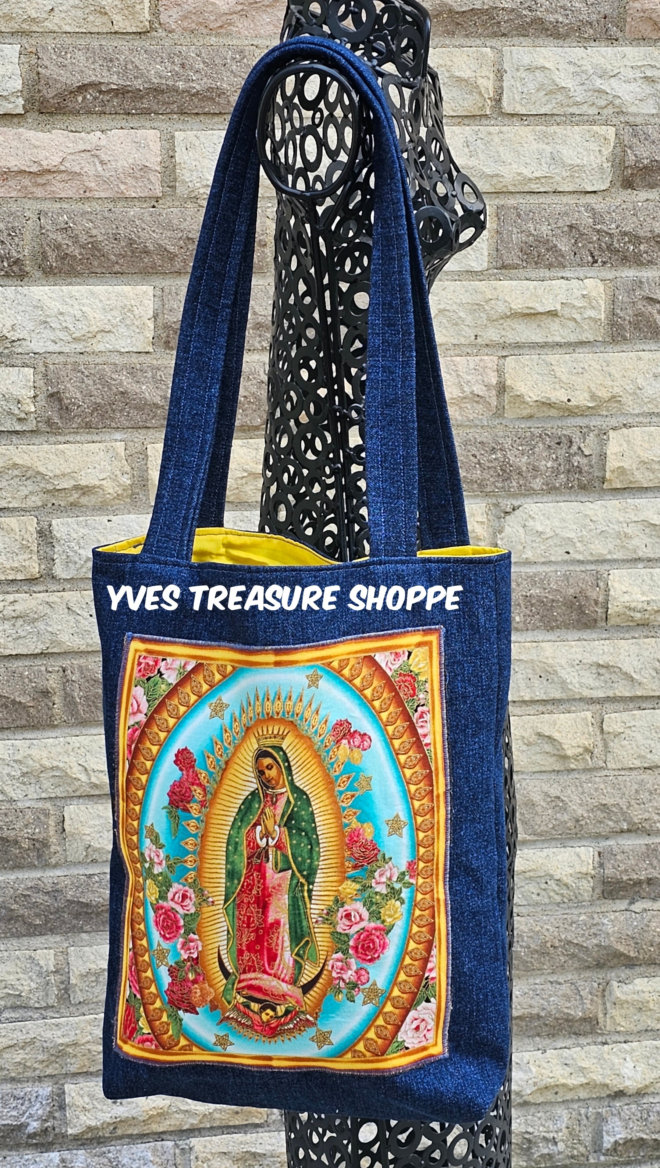 Our Lady of Guadalupe Tote (Green)