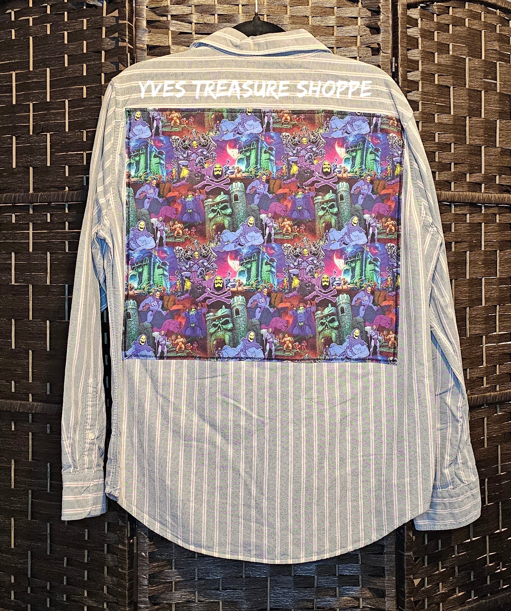 Upcycled 80s Cartoon Shirt Large