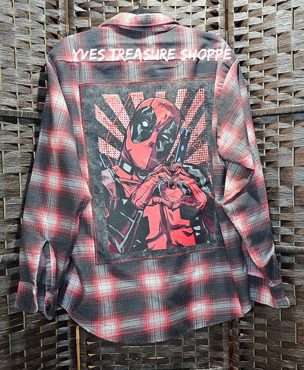 Upcycled Movie Print Top Large