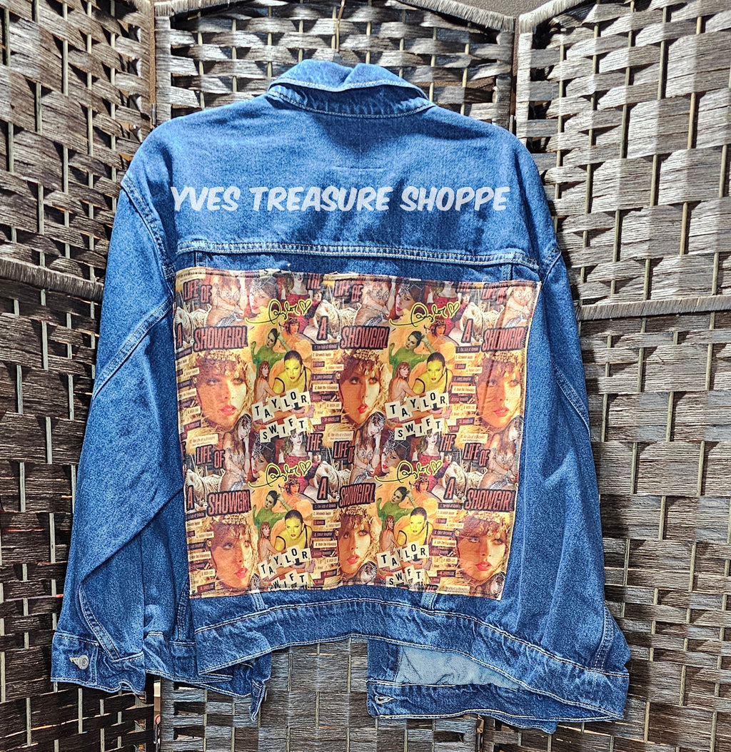 Orange Singer Denim Jacket 3X