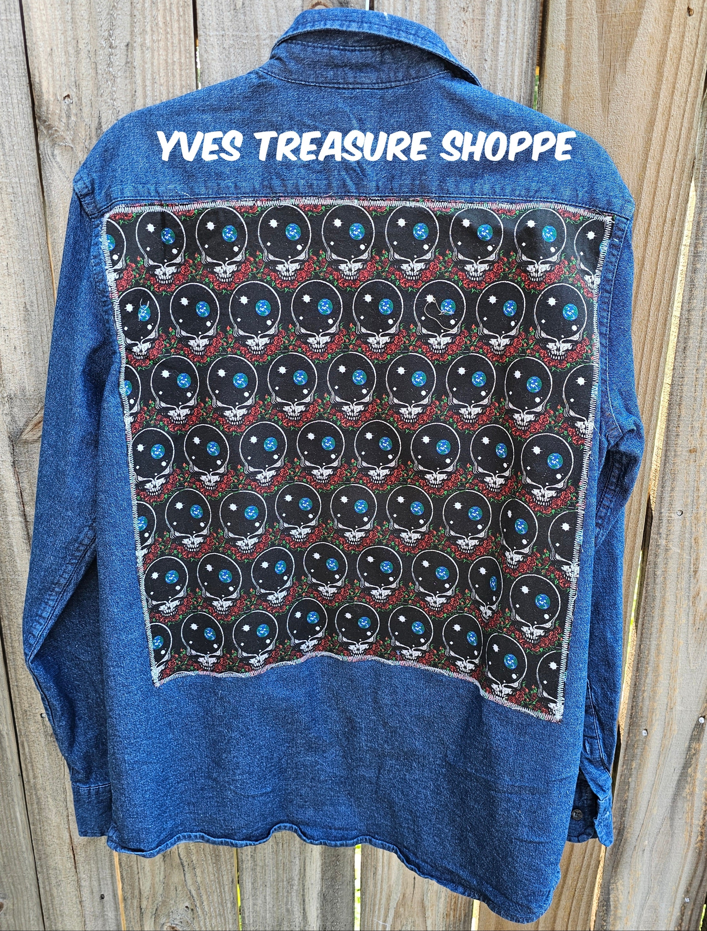Refashioned Rock and Roll Band Medium Shirt