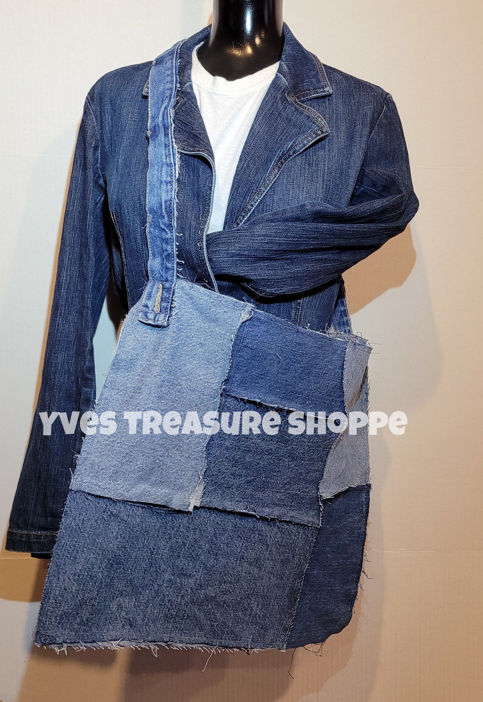 Denim Tote Patchwork