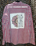 Proverbs 31:25 XLarge Plaid Top