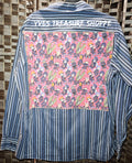 Anime Print Refashioned Large Shirt