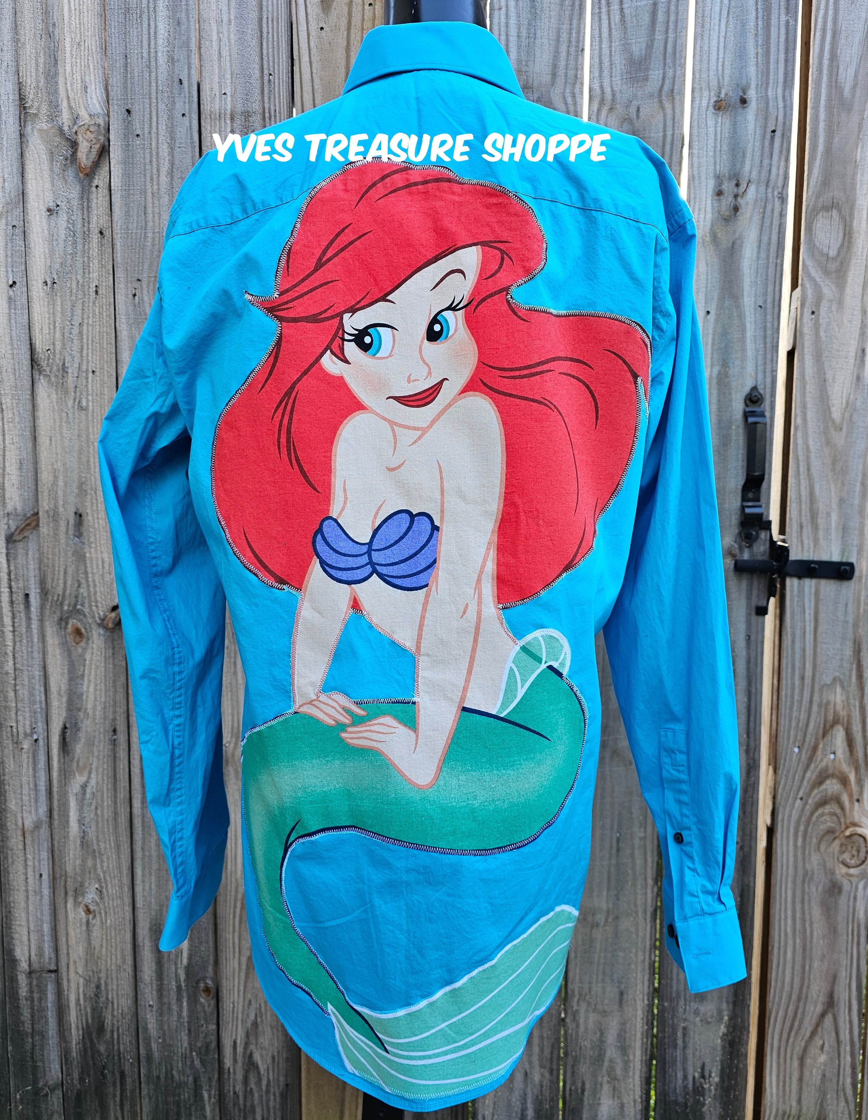 Mermaid Upcycled Top Medium