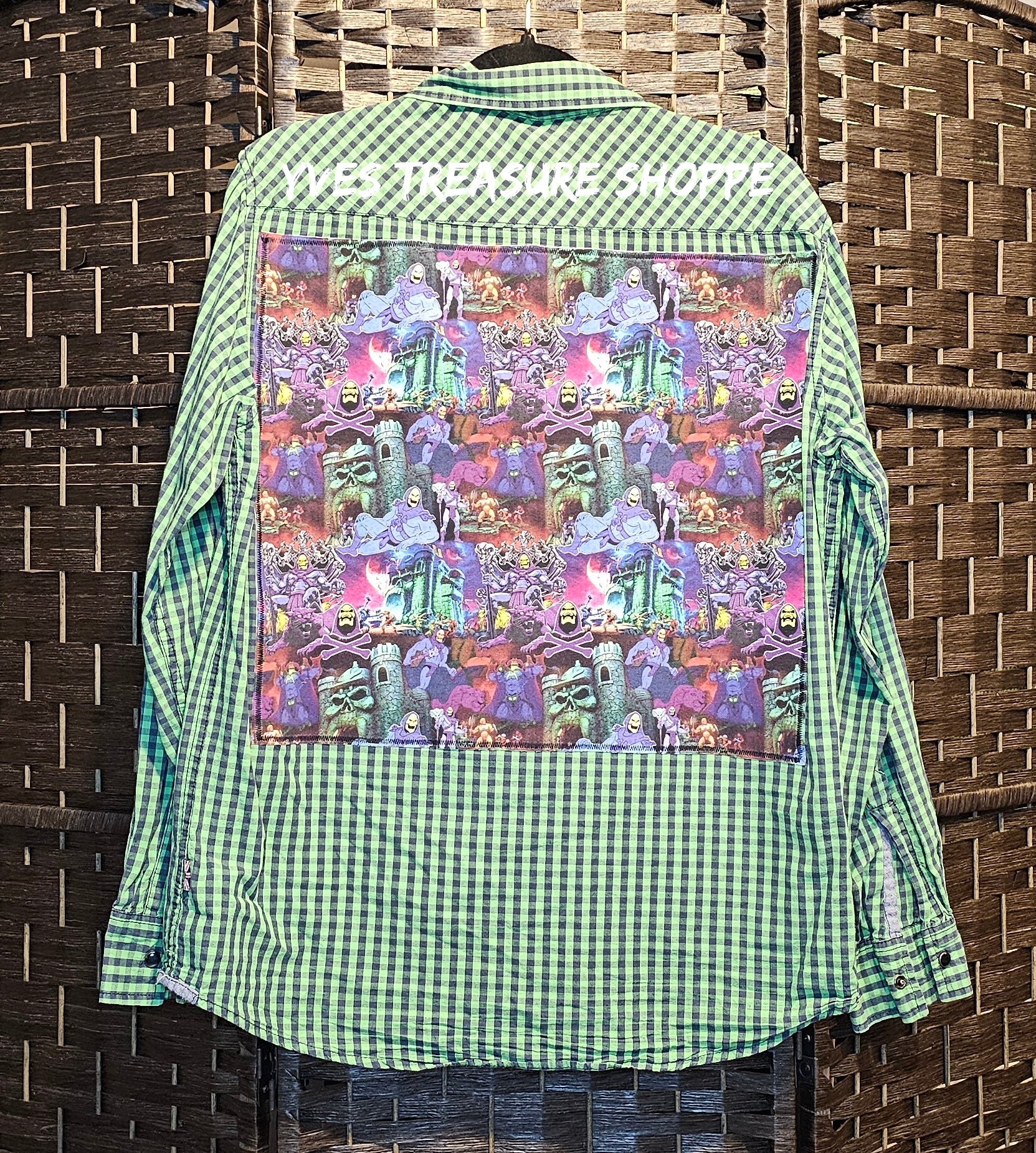 Upcycled Large 80s Cartoon Shirt