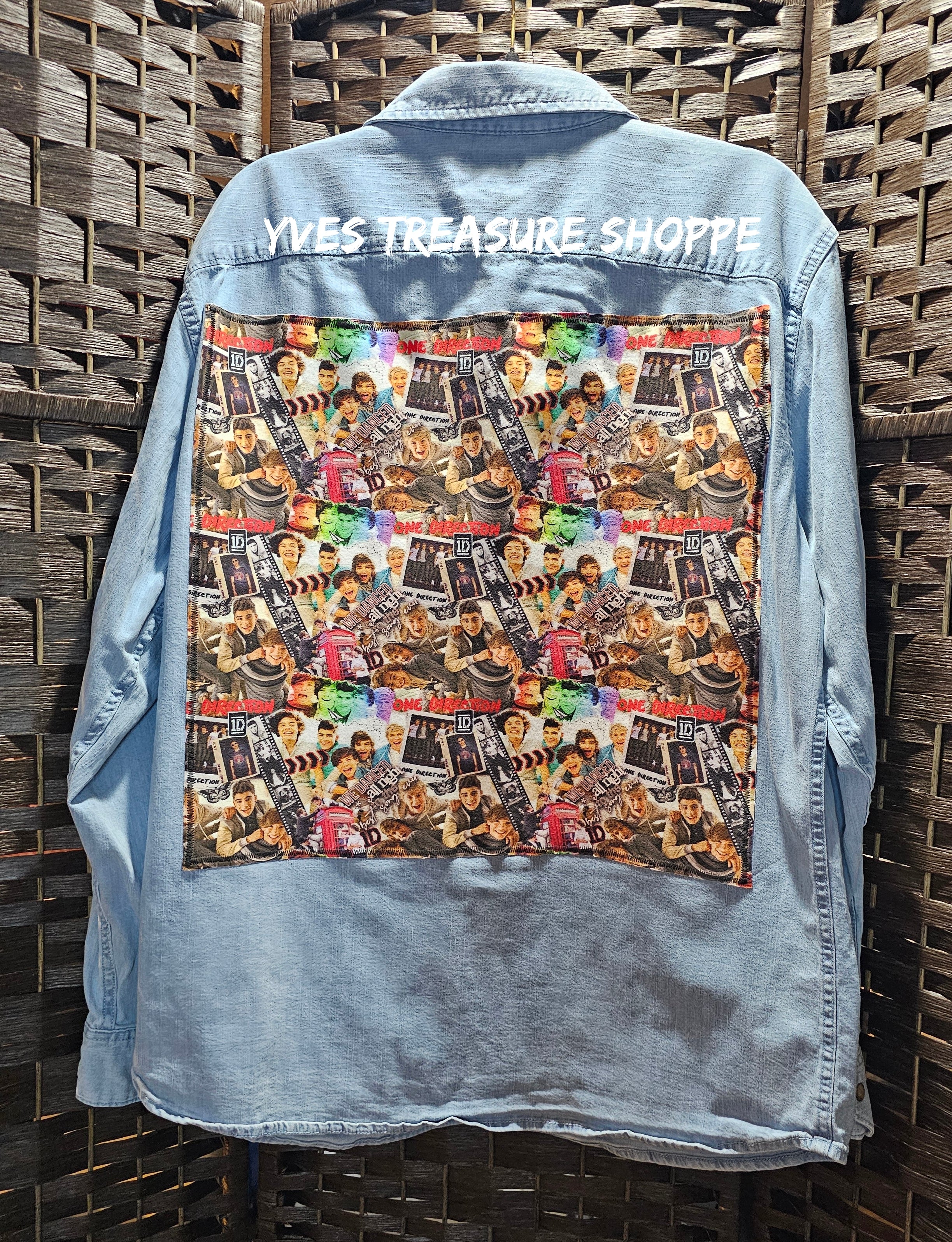 XLarge Boy Band  Upcycled Shirt
