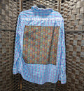 Large Plaid Adventure Gamer Upcycled Shirt