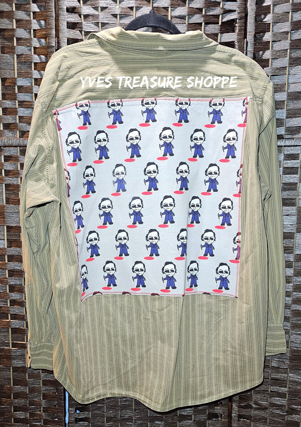 Upcycled Horror Shirt XL