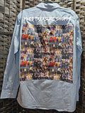 Boy Band  Upcycled Shirt Large