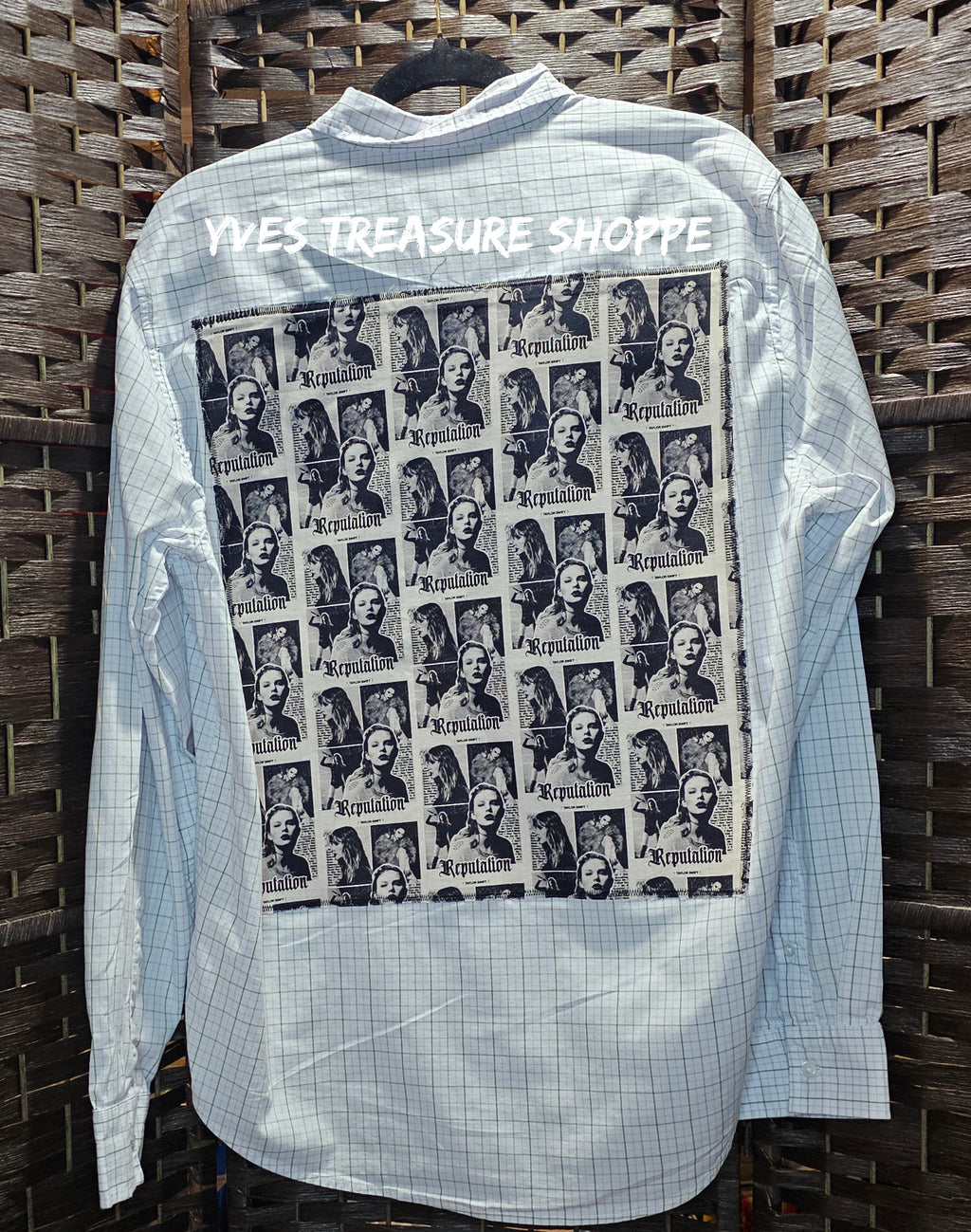 Upcycled Large Rep Print Top
