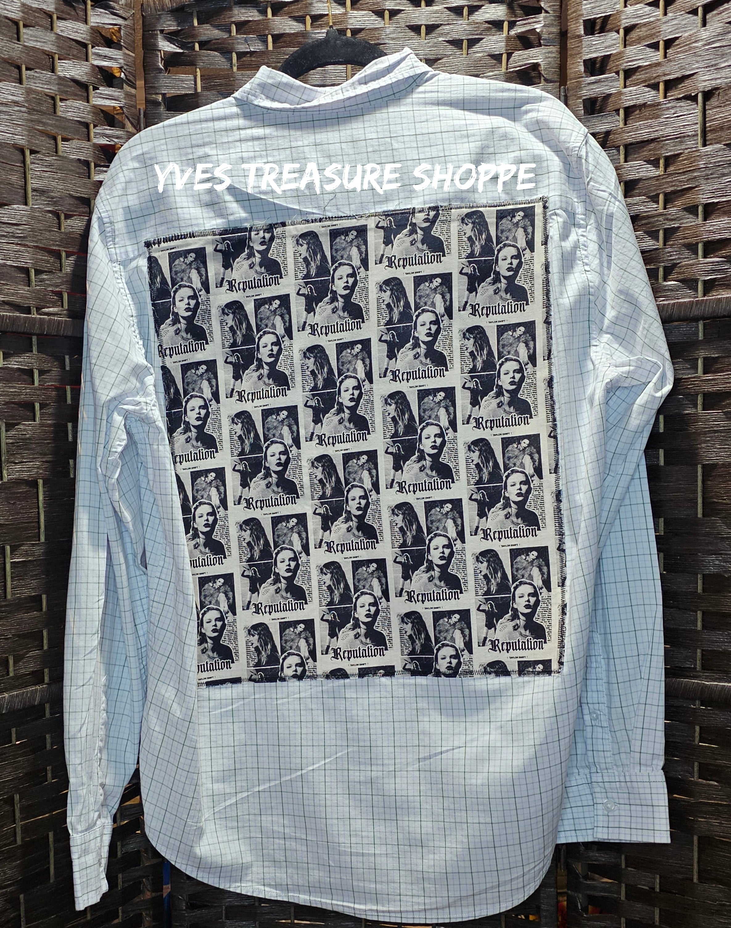 Upcycled Large Rep Print Top