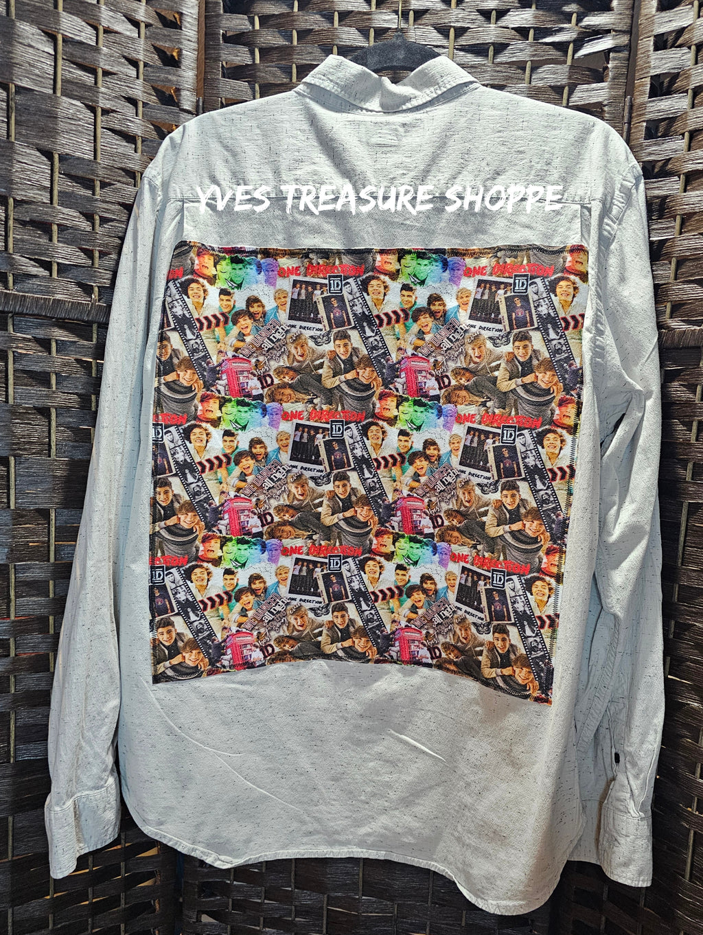 Boy Band Upcycled Shirt XL