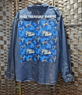 Upcycled 3XL Space Movie Shirt Print