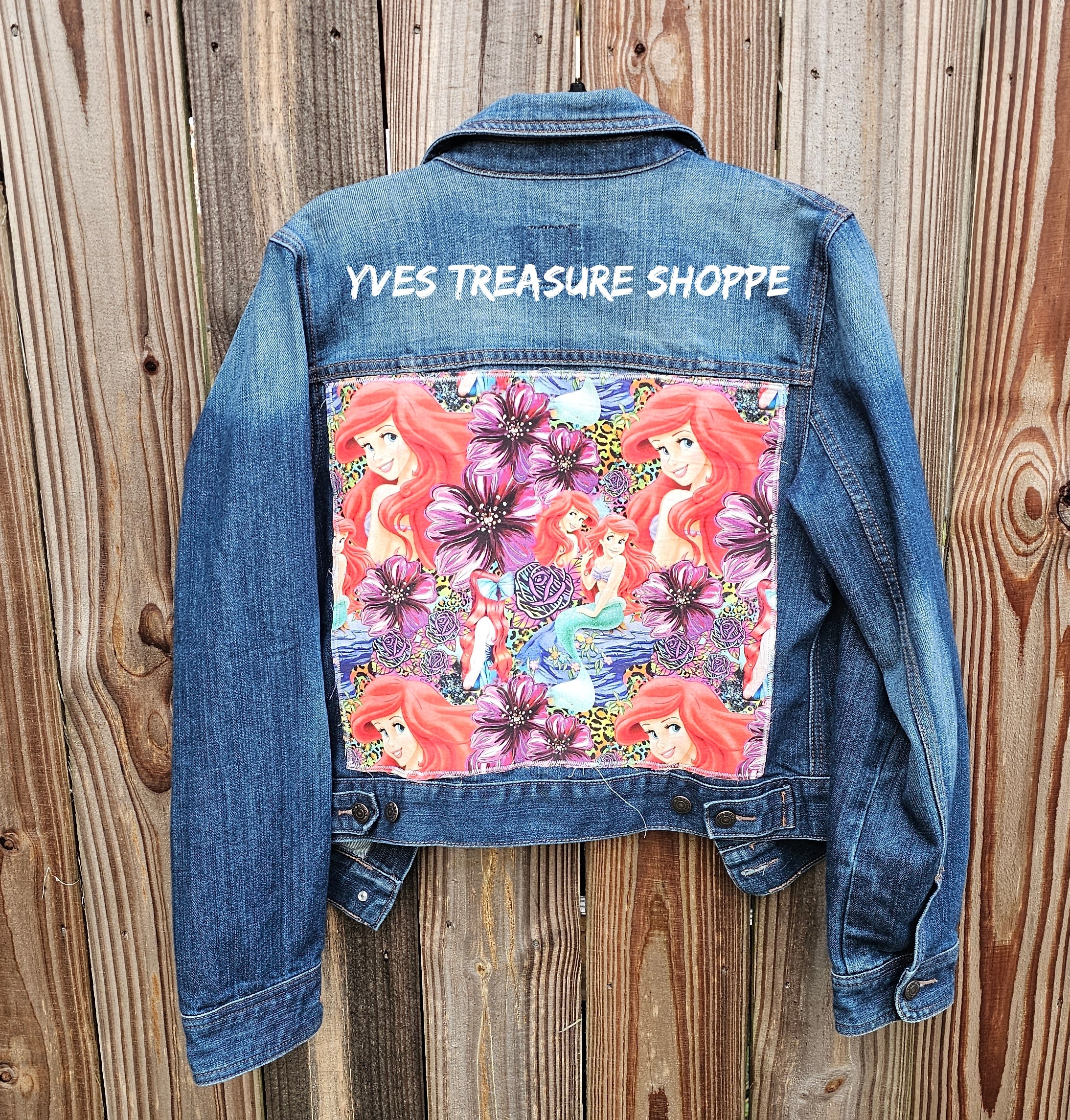 Upcycled Mermaid Jacket Large