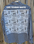 Upcycled Rock Band Large Shirt