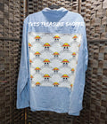 XLarge Anime Upcycled Shirt Pirate Print 1