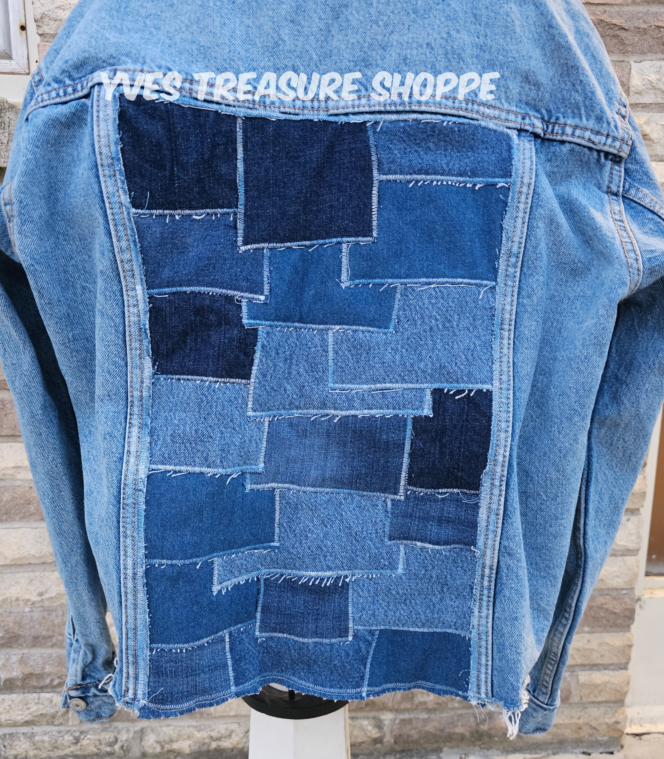 Patchwork OOAK Reworked Jacket Large