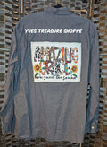 Large Upcycled Amazing Grace Gray Shirt
