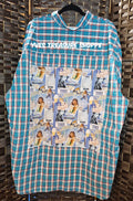 Singer Teal Plaid 3XB Top
