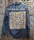 Small Anime Upcycled Shirt Pirate Print 2