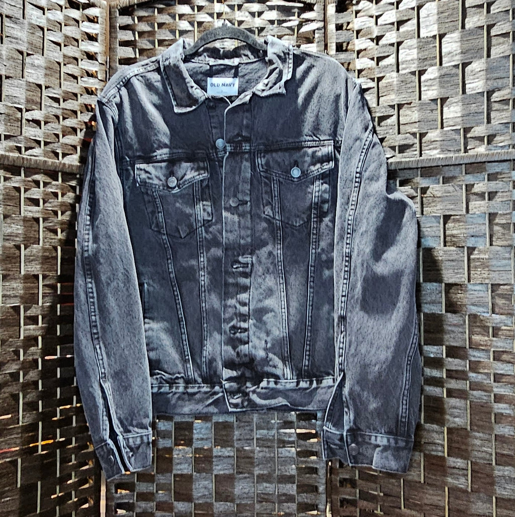 Large African Art Denim Jacket