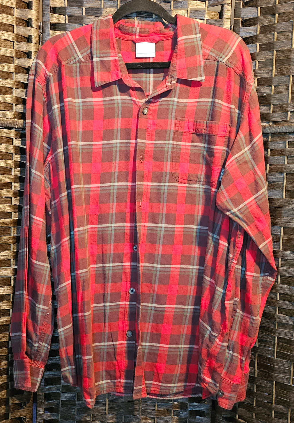 Upcycled XL Plaid Horror Movie Top