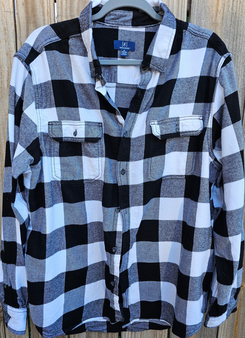 Refashioned Red Truck Buffalo Plaid XLarge